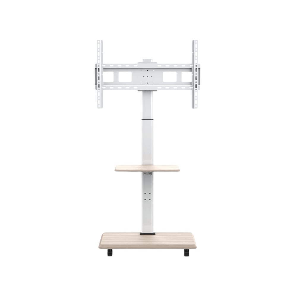 ขาตั้งทีวี MOKKOI HOME รุ่น KM-ZX1600B-WHITE สำหรับทีวีขนาด 32-65 นิ้ว ปรับหมุนจอได้ ดีไซน์มินิมอล